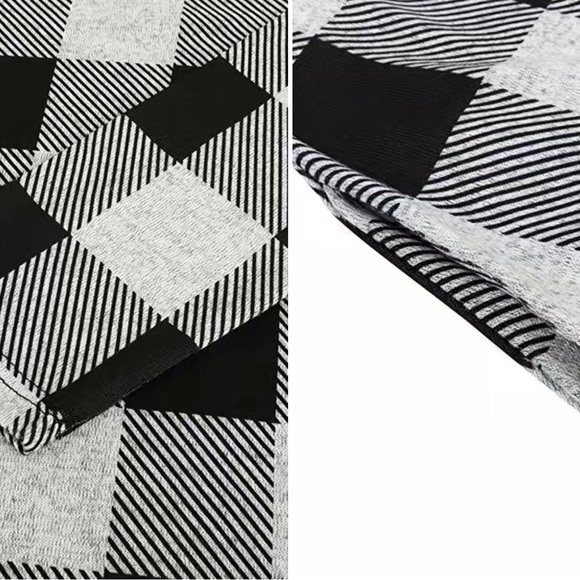 GINGHAM PRINT DRESS - Picture 10 of 14